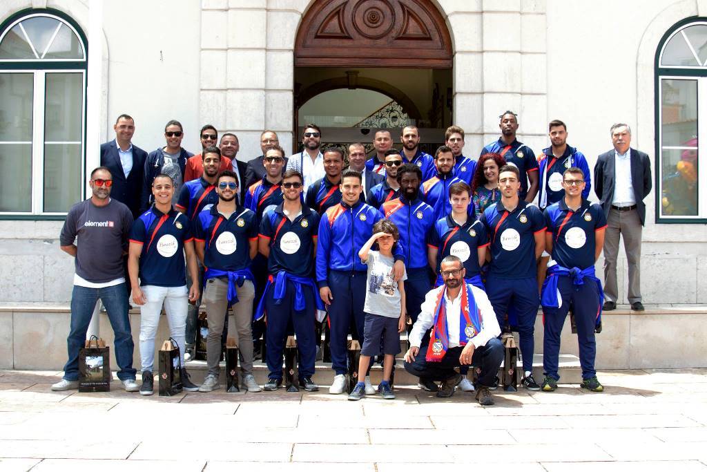 Equipa Sénior do Futebol Clube de Alverca foi recebida na Câmara Municipal de Vila Franca de Xira