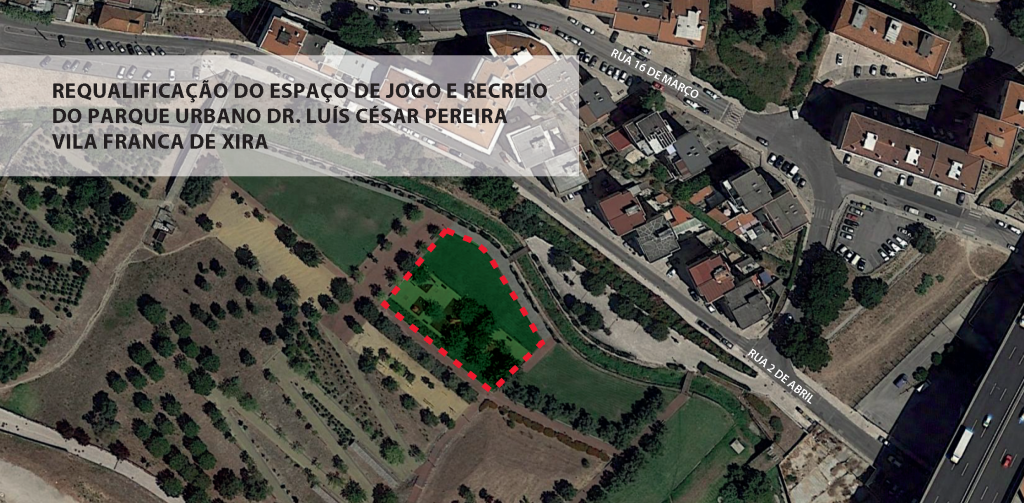 Requalificação do Espaço de Jogo e Recreio do Parque Urbano Dr. Luís César Pereira cria Parque In...