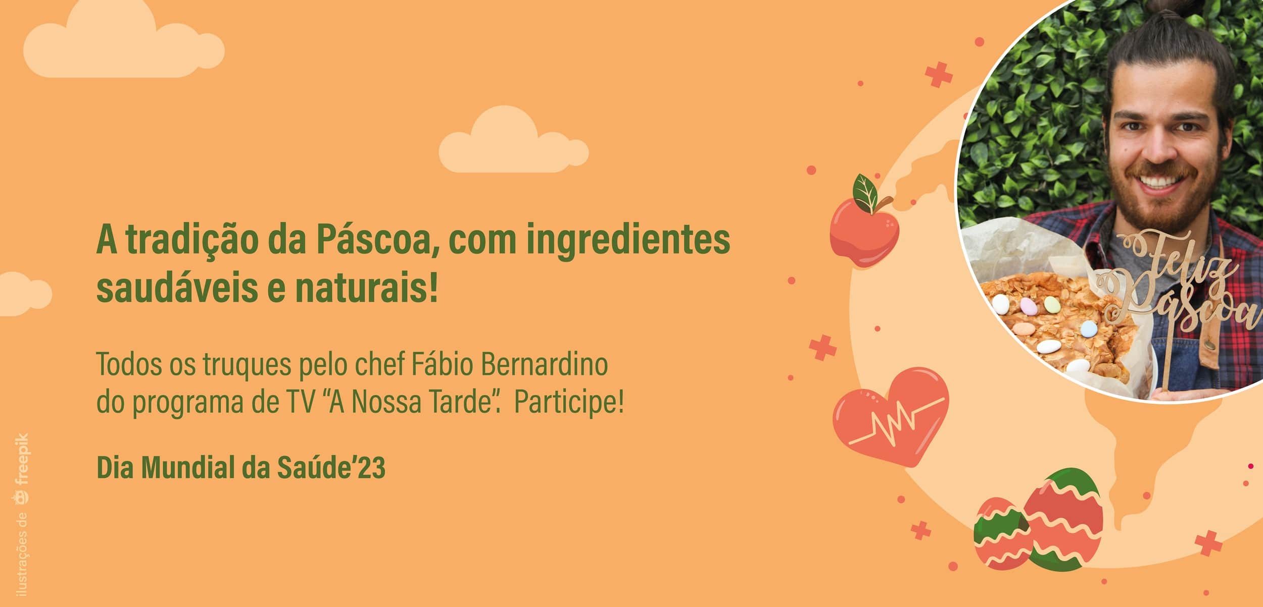 Journée mondiale de la santé ’23 – Show cooking avec le chef Fábio Bernardino