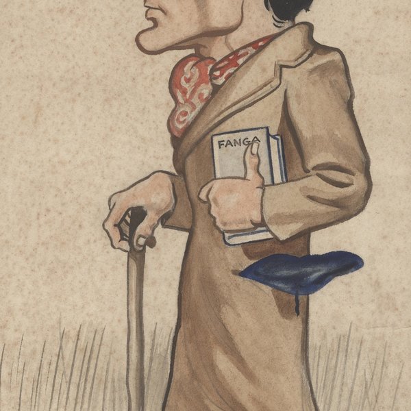 Manuel Santana – 'Caricatura de Alves Redol', 1953