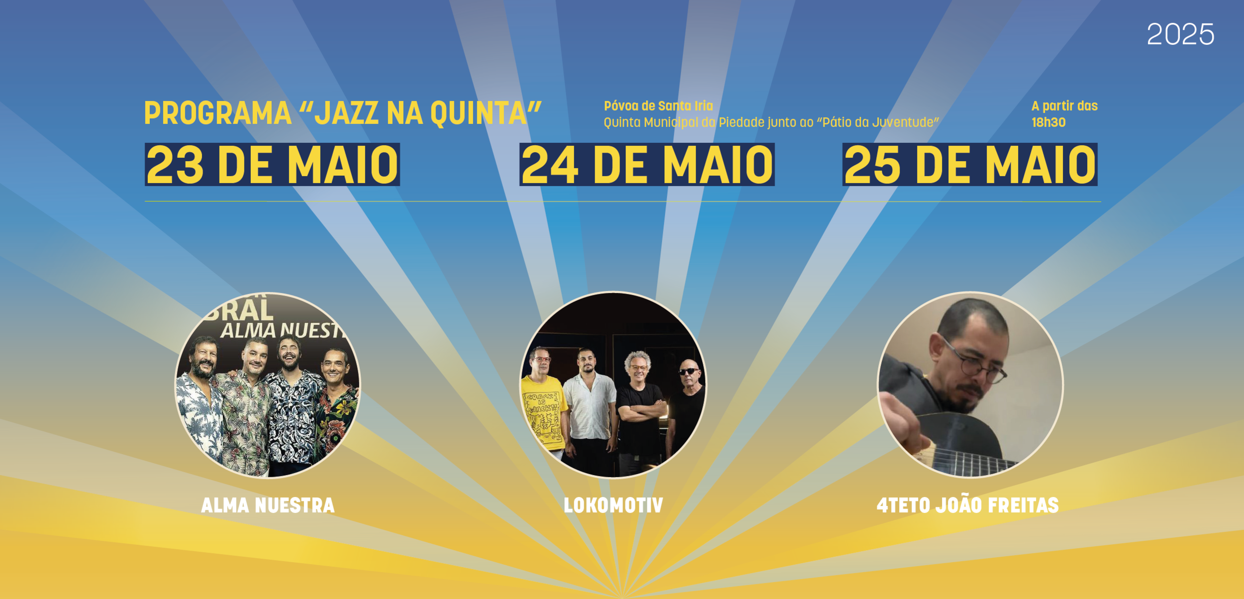 Maio, Mês da Juventude” 2025 - música, arte e desporto no Concelho de Vila  Franca de Xira - Município de Vila Franca de Xira