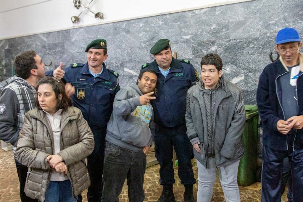 Sessão de hipoterapia, na Unidade de Segurança e Honras de Estado (Lisboa)