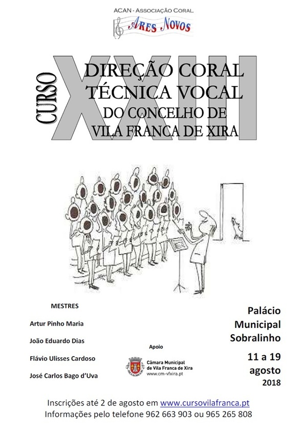 Xxiii curso de dire o coral e t cnica vocal do concelho de vila franca de xira 1 600 839