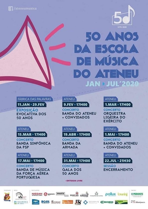 50 Anos Da Escola De Musica Do Ateneu Municipio De Vila Franca De Xira Leur actualité, leurs biographies, leurs secrets, leur vie au quotidien. camara municipal de vila franca de xira