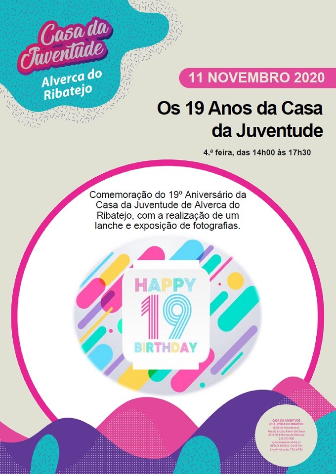 Exposição de fotografia "Os 19 anos da Casa da Juventude"