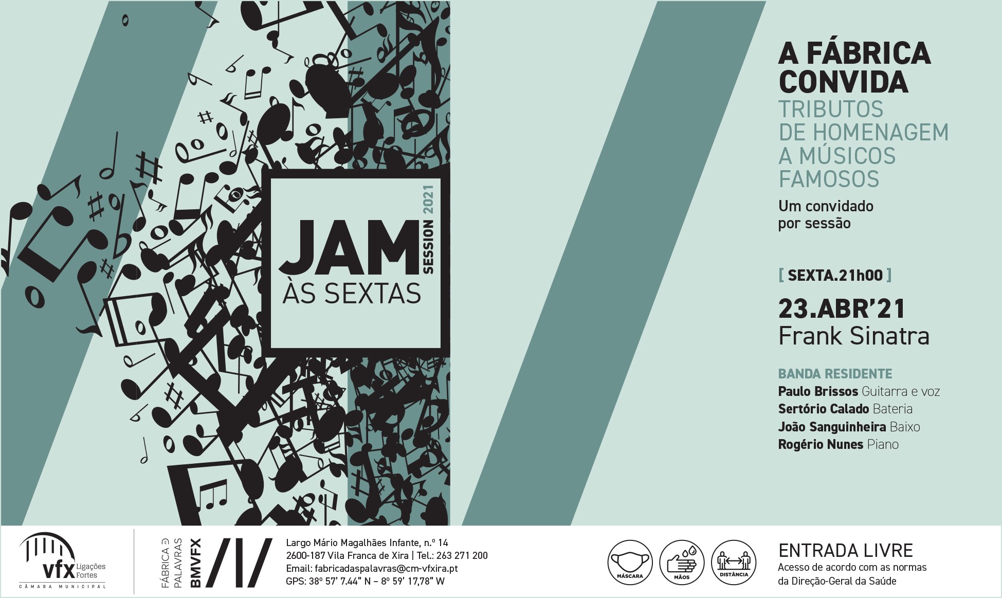 Jam às Sextas volta à Fábrica das Palavras