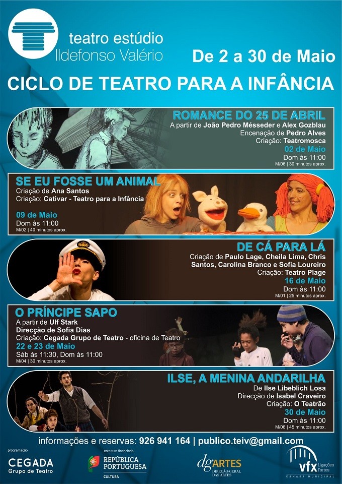 Ciclo de Teatro para a Infância - Maio