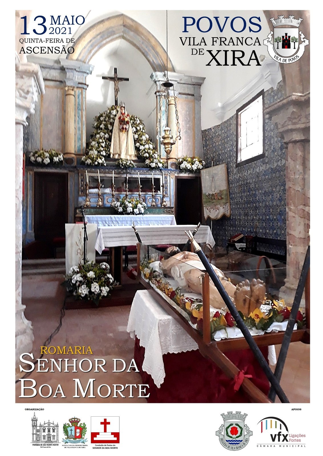 Conheça as celebrações de amanhã no Santuário do Senhor da Boa Morte