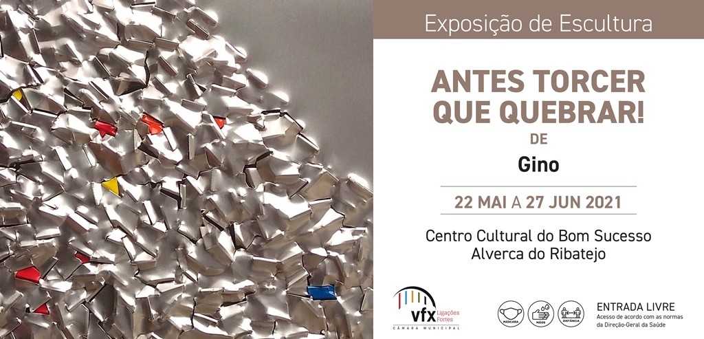 Até domingo ainda pode visitar a exposição de escultura “Antes torcer que quebrar!”, de Higino Go...