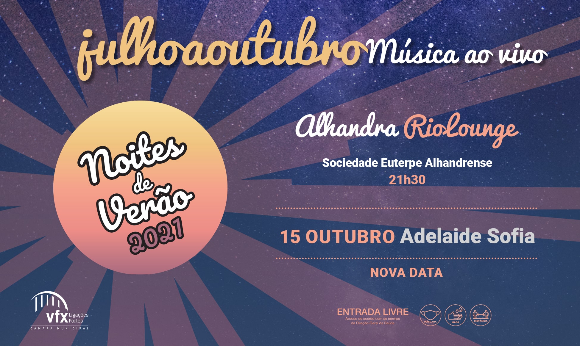 Noites de verão com Adelaide Sofia a 15 de outubro