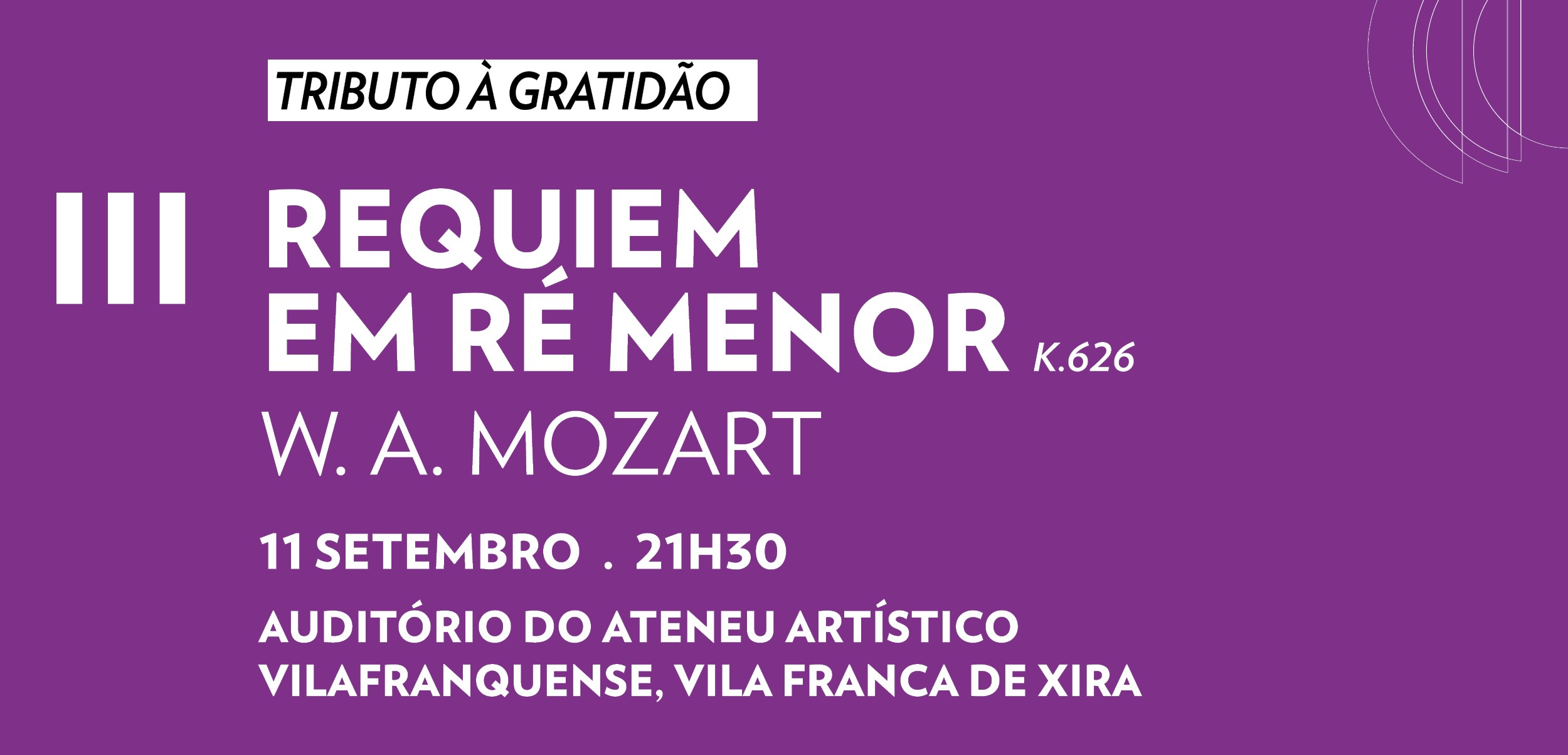 Requiem de Mozart - Concerto Coral Sinfónico em Vila Franca de Xira