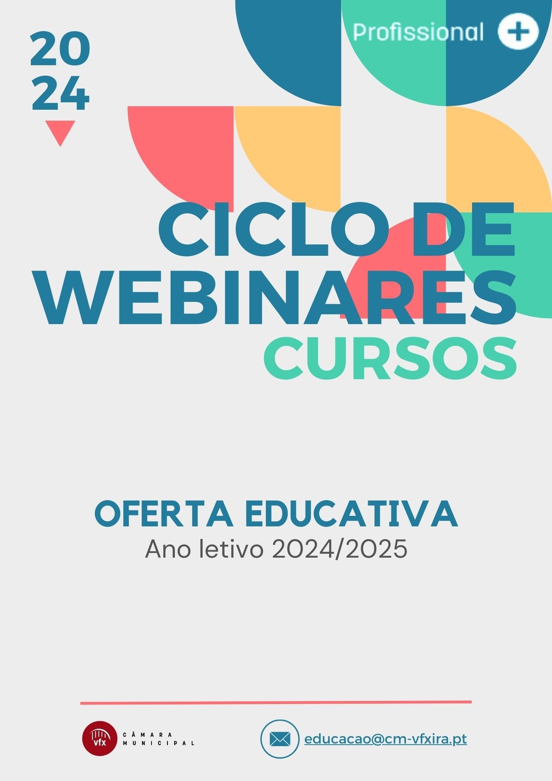 Programa Municipal Profissional + promove ciclo de webinares