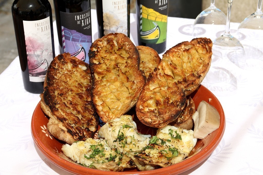 Torricado com Bacalhau Assado