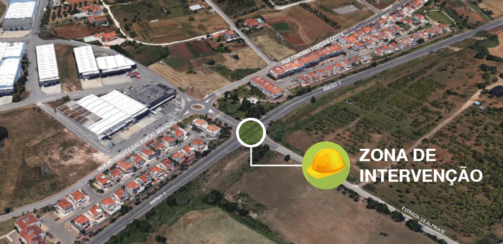 Câmara Municipal leva a cabo obra para integração paisagística (rotunda de Alpriate)