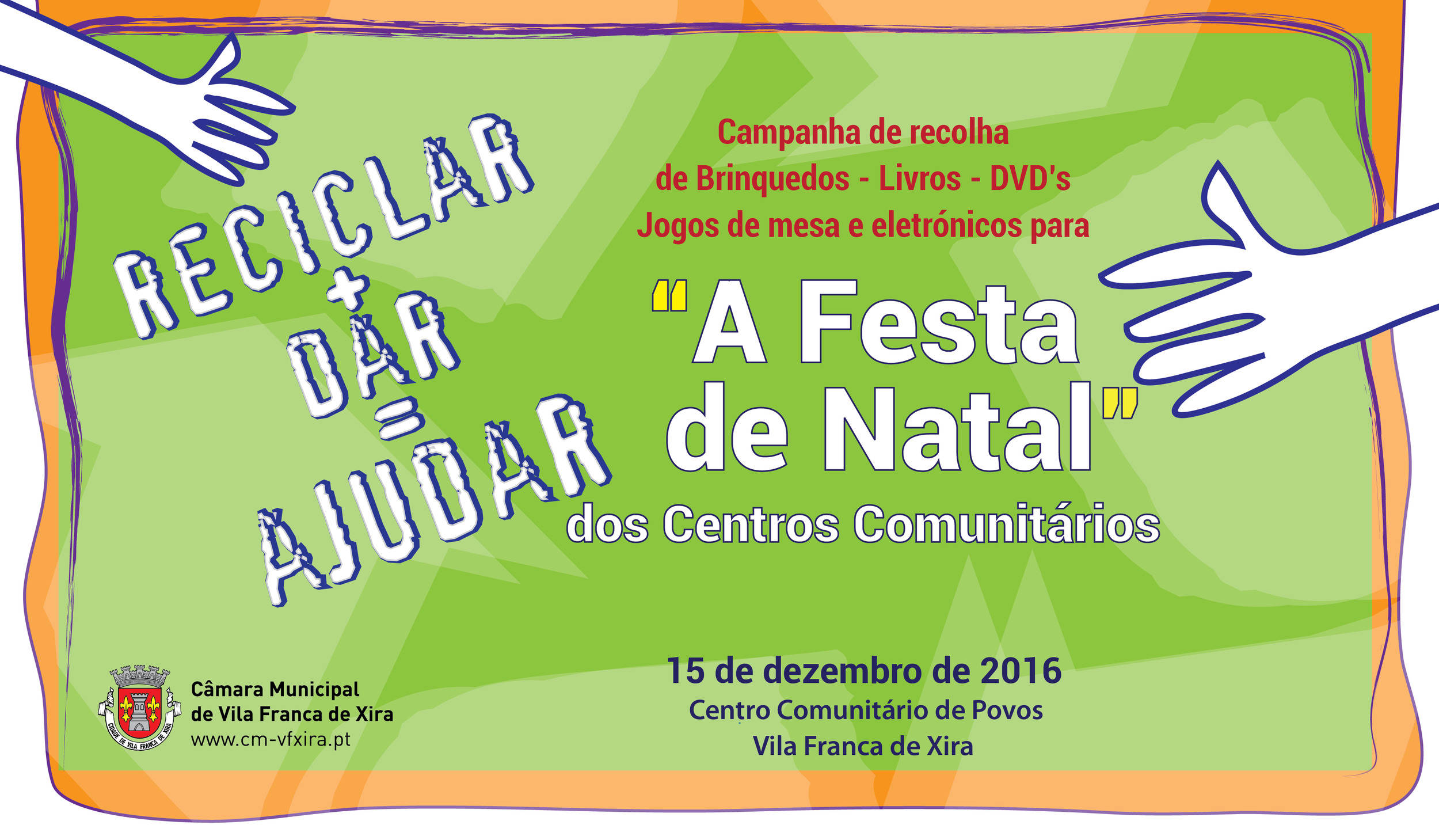 Centros Comunitários recebem brinquedos para as suas festas de Natal