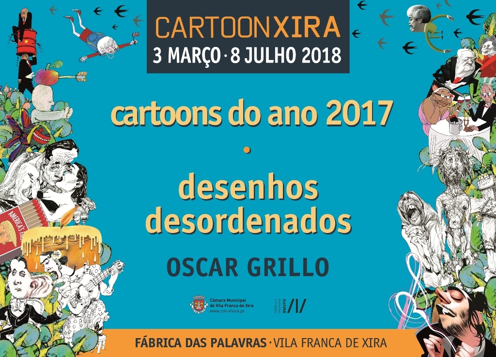 De portas abertas para o humor, a Cartoon Xira apresenta os melhores cartoons de 2017 em Vila Fra...