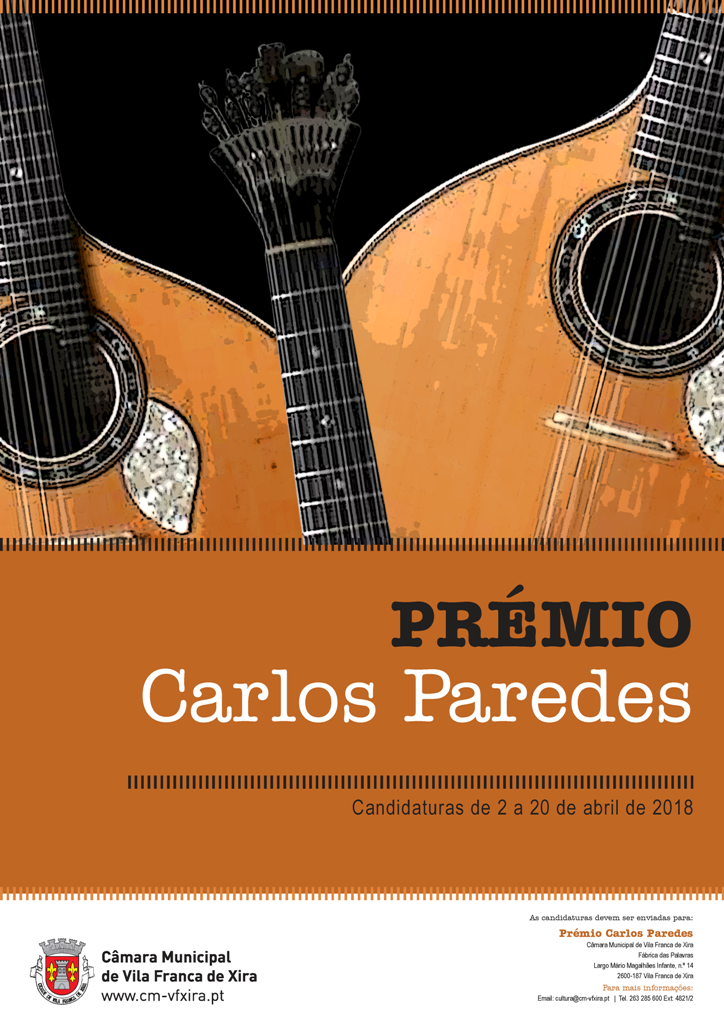 Candidaturas ao Prémio Carlos Paredes abertas em abril