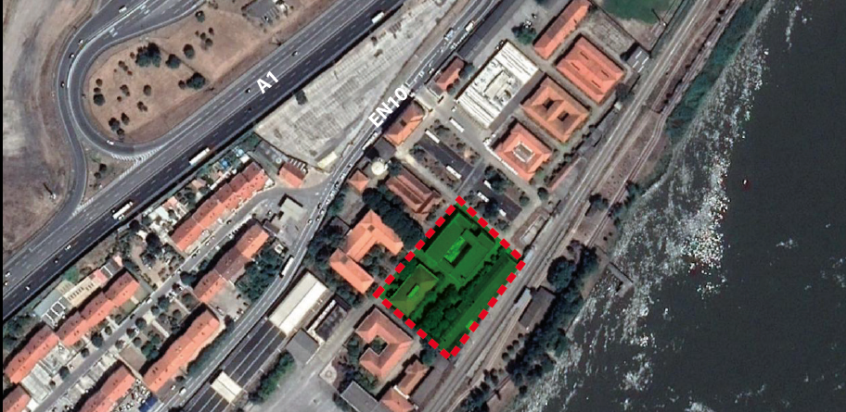 Demolição de 3 edifícios na antiga Escola da Armada dá início a projeto do novo Tribunal Judicia...