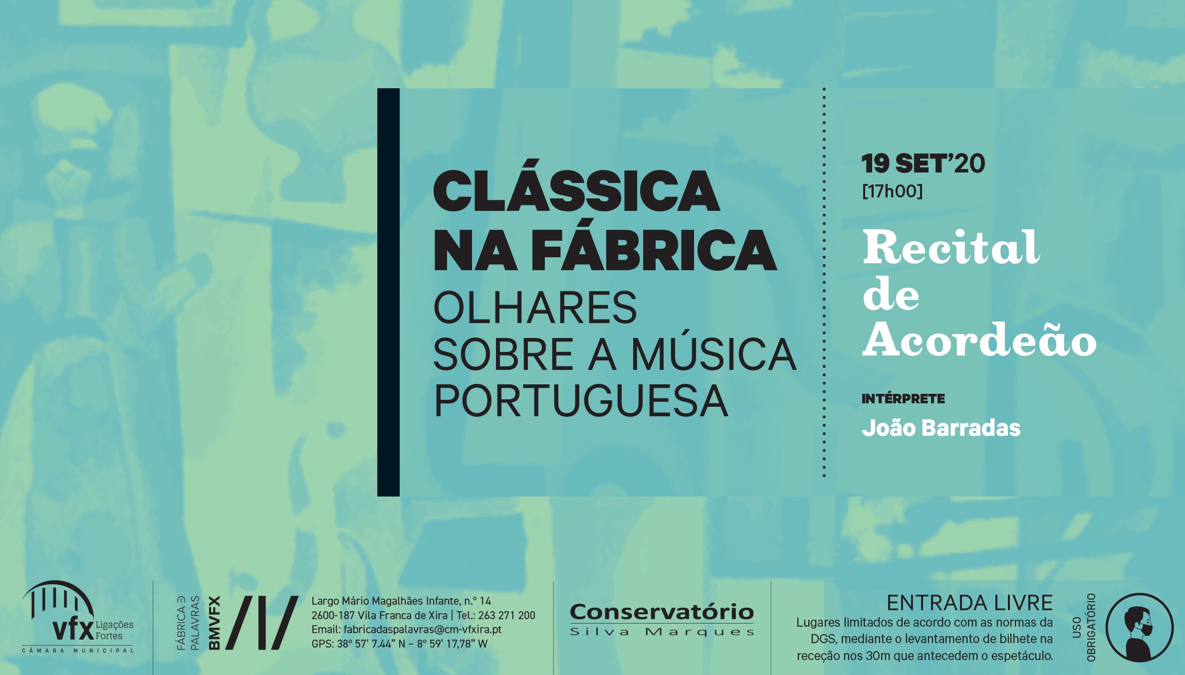 Recitais de música regressam à Fábrica das Palavras 