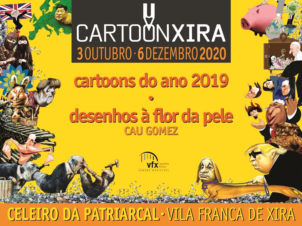 Até dia 4 de dezembro ainda é possível visitar o “Cartoon Xira”