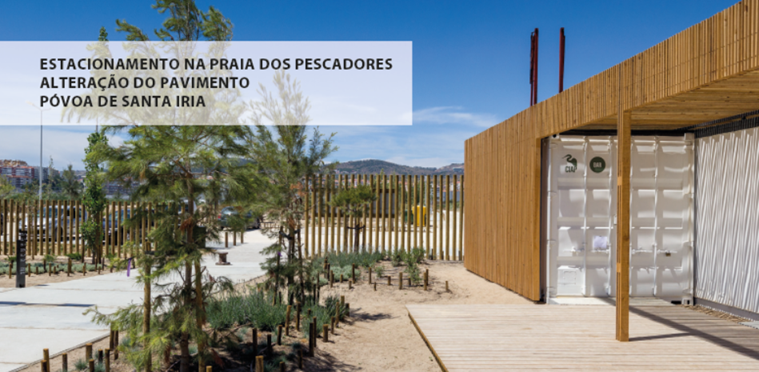 Alteração do Pavimento no Parque de Estacionamento na Praia dos Pescadores
