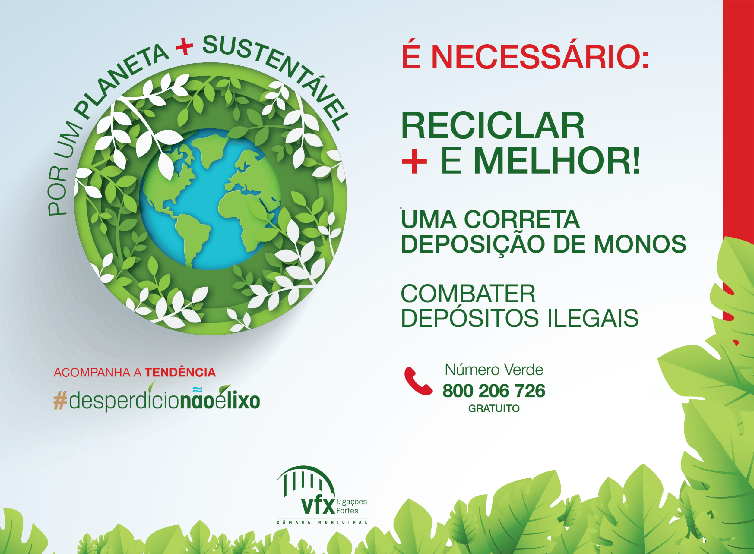 Município lança campanha de Sensibilização Ambiental