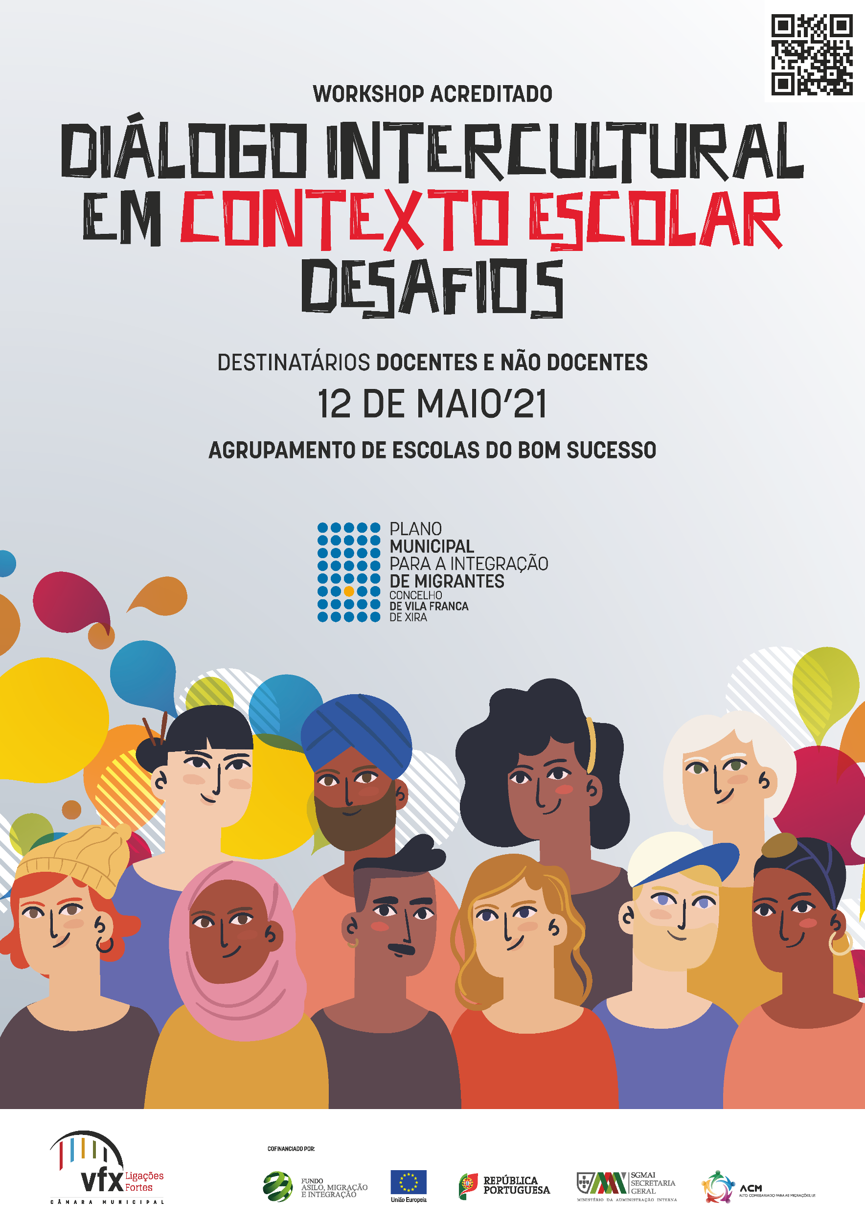 Câmara Municipal de Vila Franca de Xira promove formação sobre diálogo intercultural dirigida a p...