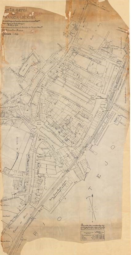 Planta Geral de Vila Franca de Xira foi restaurada e está acessível online