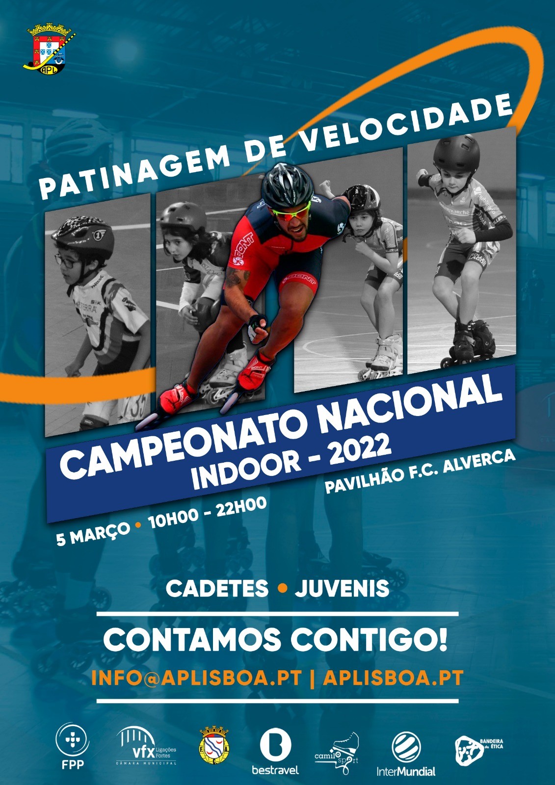 Alverca recebe o Campeonato Nacional de Patinagem de Velocidade Indoor