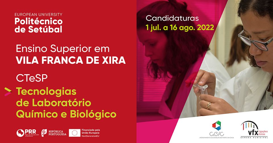 Curso Técnico Superior Profissional em Tecnologias de Laboratório Químico e Biológico no Forte da...