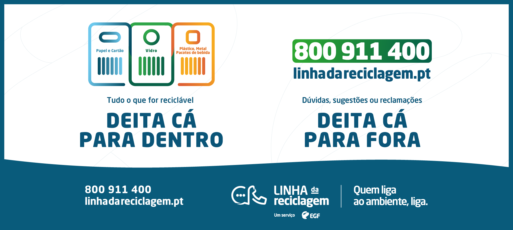 Serviço informativo gratuito sobre reciclagem