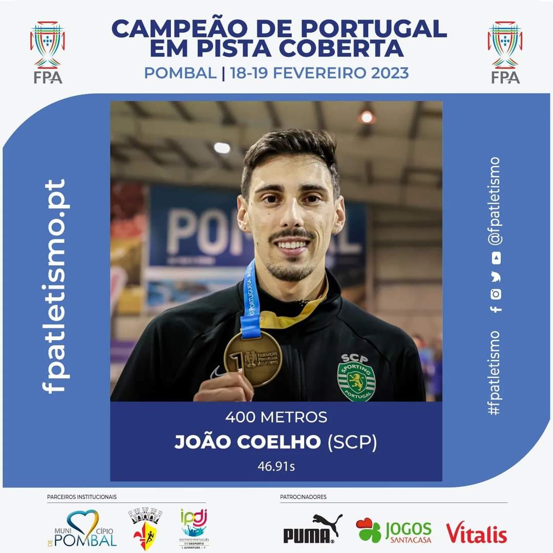 João Coelho é campeão nacional de Atletismo
