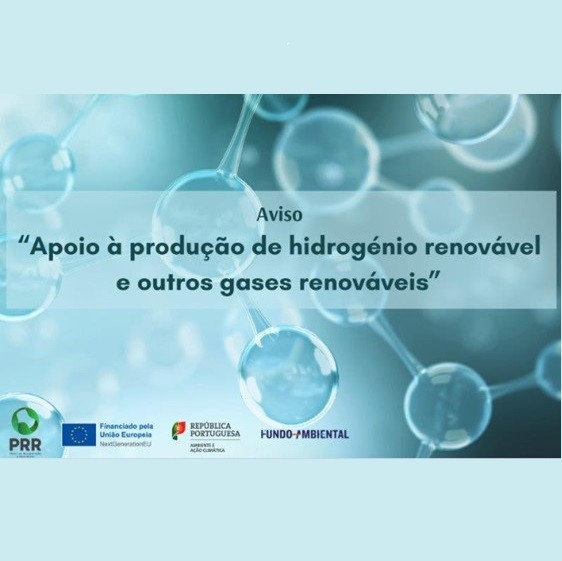 Apoio à produção de hidrogénio e outros gases de origem renovável