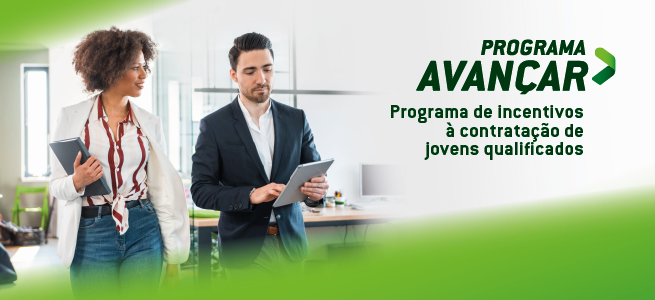 AVANÇAR é um programa de incentivos à contratação de jovens qualificados