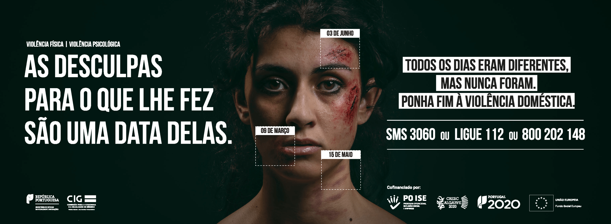 Violência doméstica com nova campanha de sensibilização