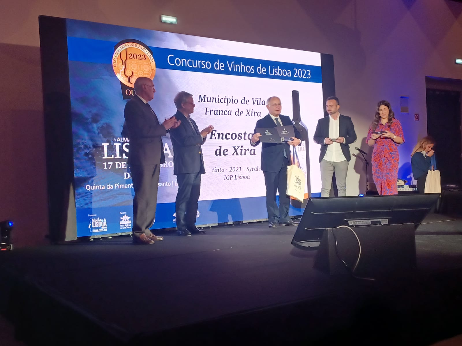 “Encostas de Xira” conquista duas medalhas de Ouro no Concurso de Vinhos de Lisboa 2023