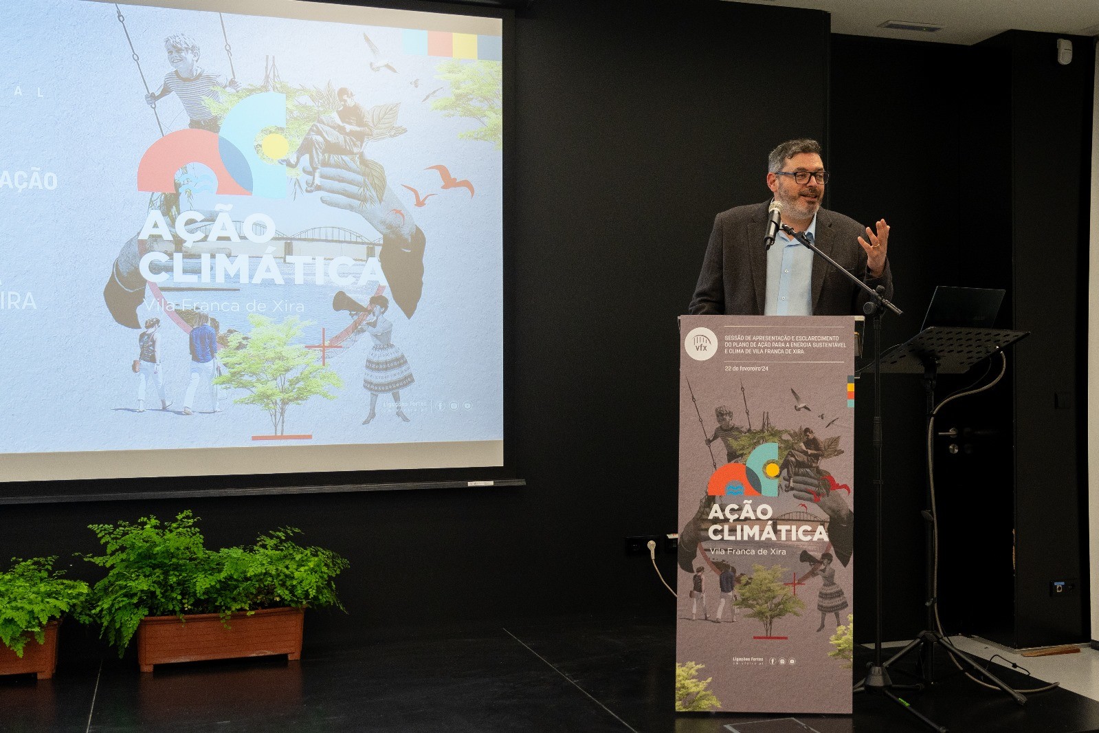 Sessão pública de apresentação do Plano de Ação para a Energia Sustentável e Clima de Vila Franca...