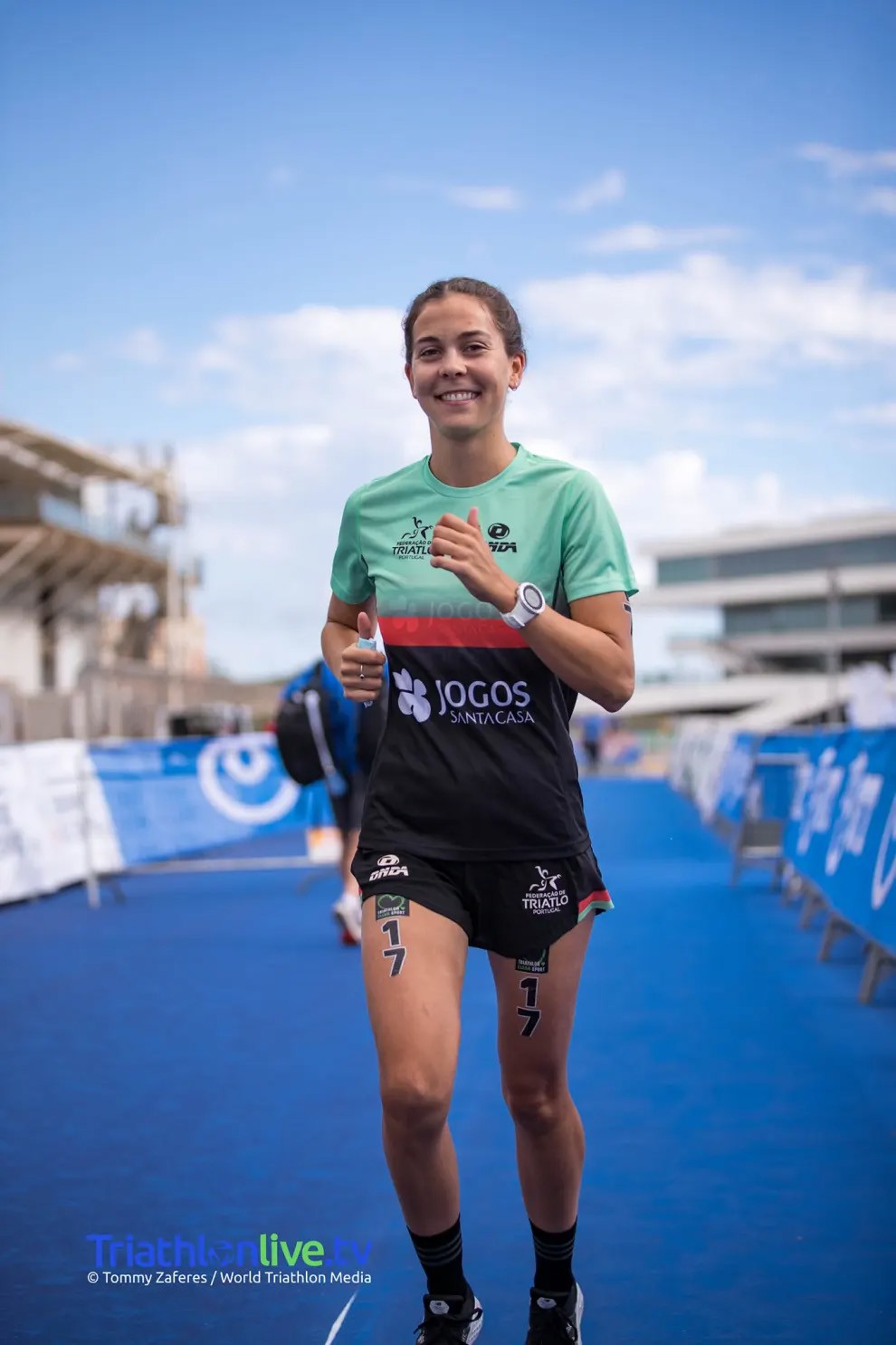 Melanie Santos foi 38.ª na Taça do Mundo de Triatlo