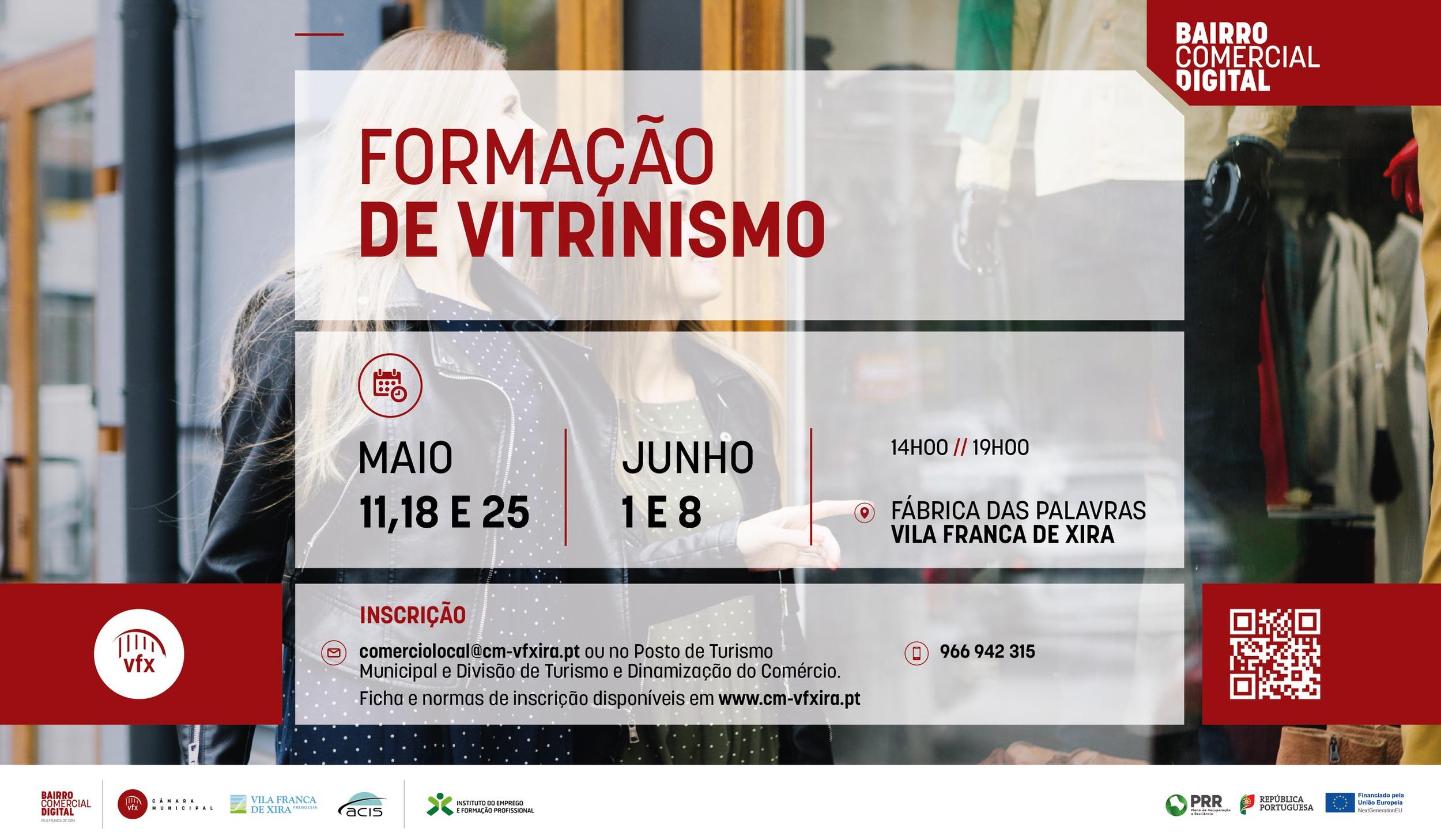 Formação gratuita em Vitrinismo