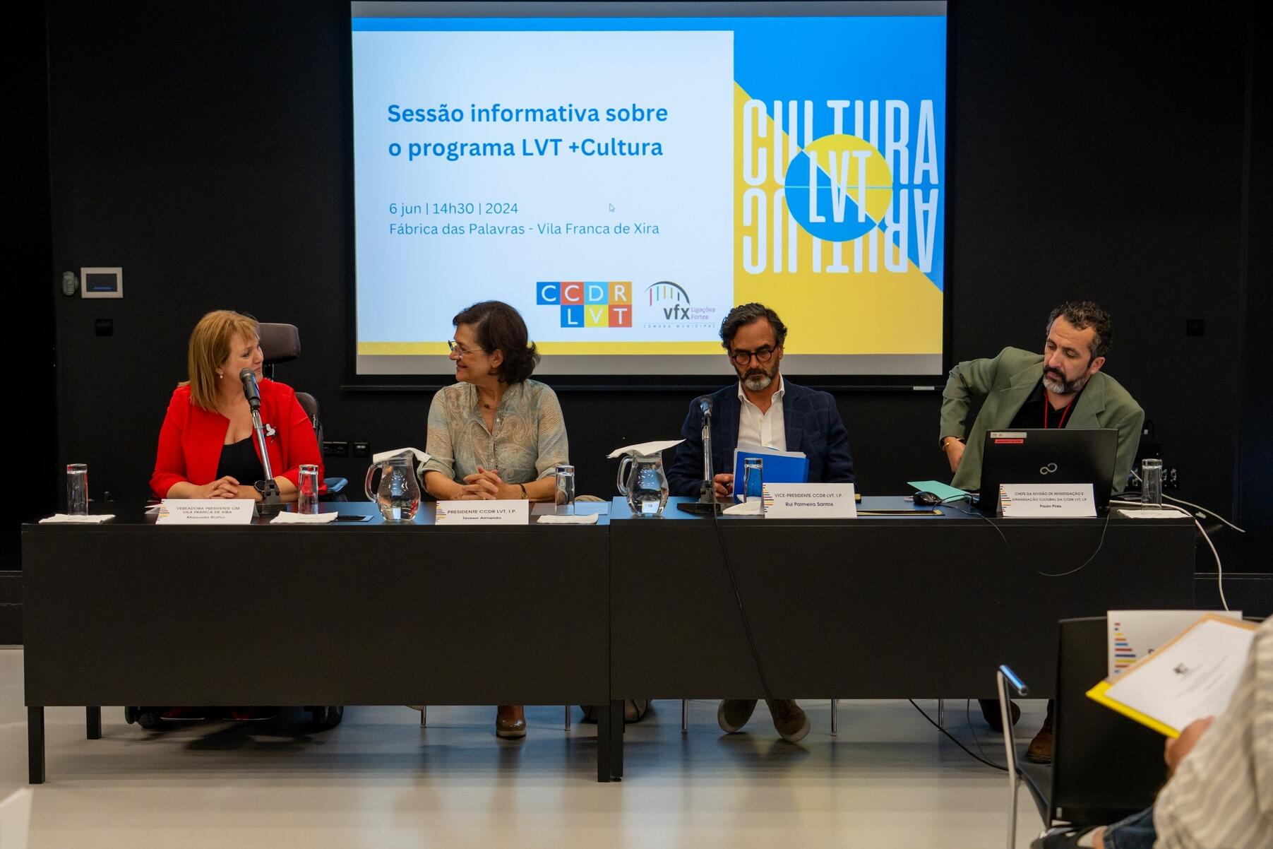 Primeira sessão informativa sobre o Programa LVT + Cultura 