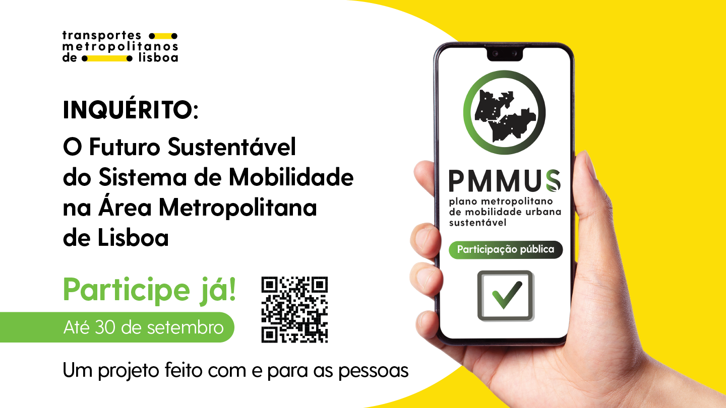 Inquérito público para uma mobilidade urbana mais eficiente e ecológica na AML 