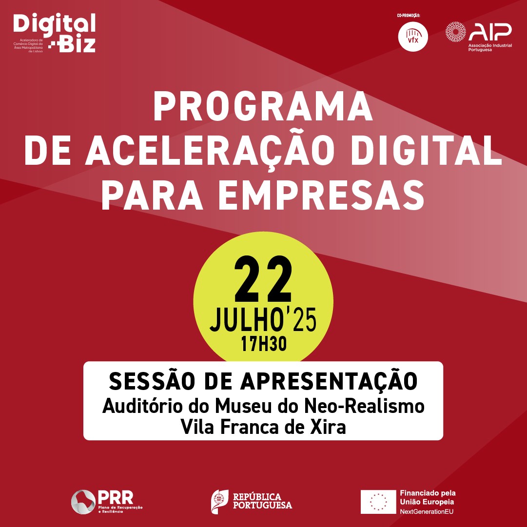 3.ª Sessão DIGITAL BIZ: Acelere o seu negócio!