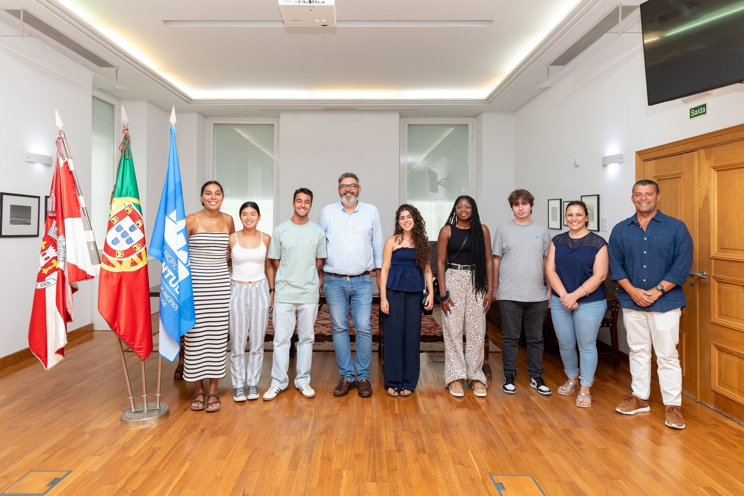 Vila Franca de Xira assinala o Dia Internacional da Juventude com símbolo de compromisso ativo